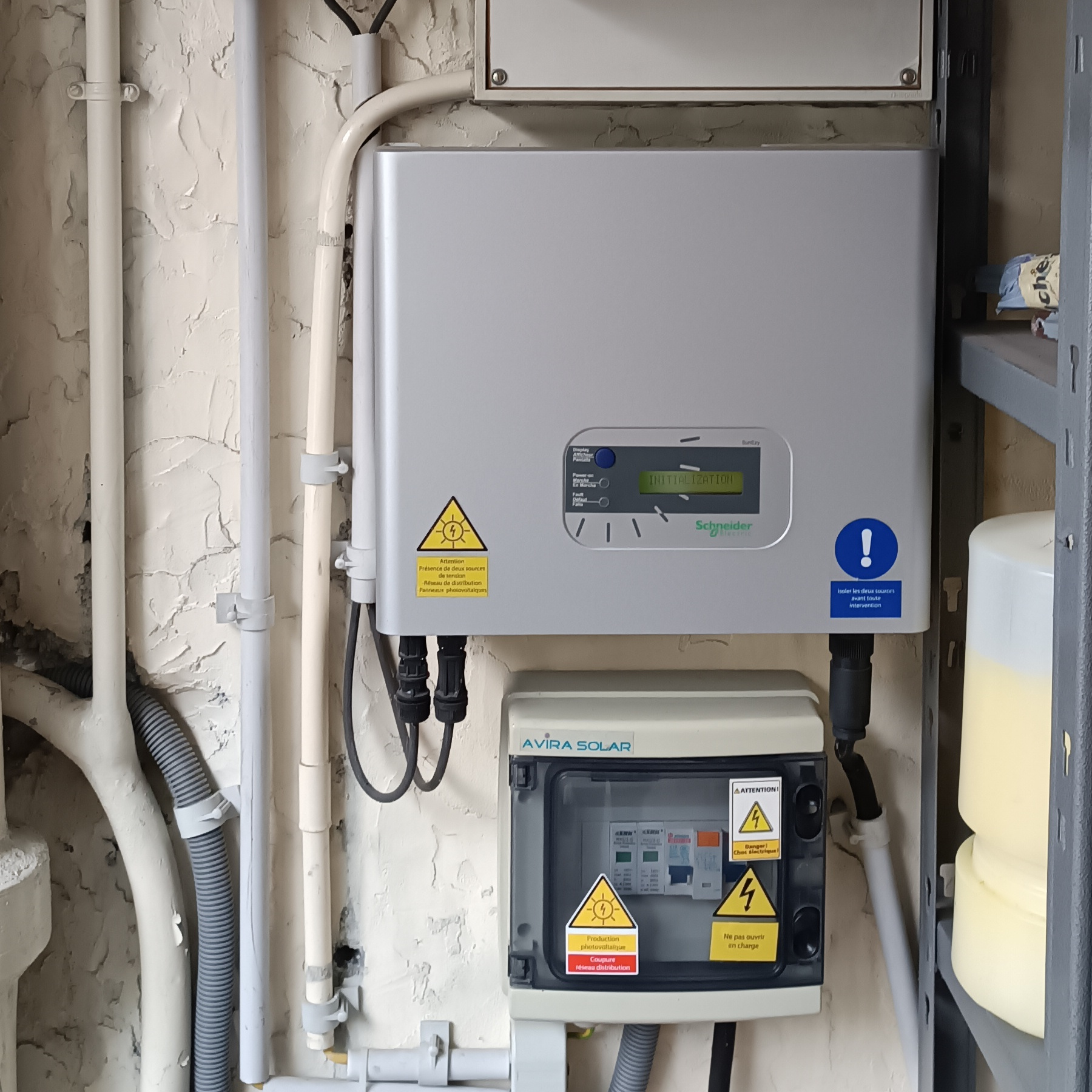 Ancien onduleur avant remplacement